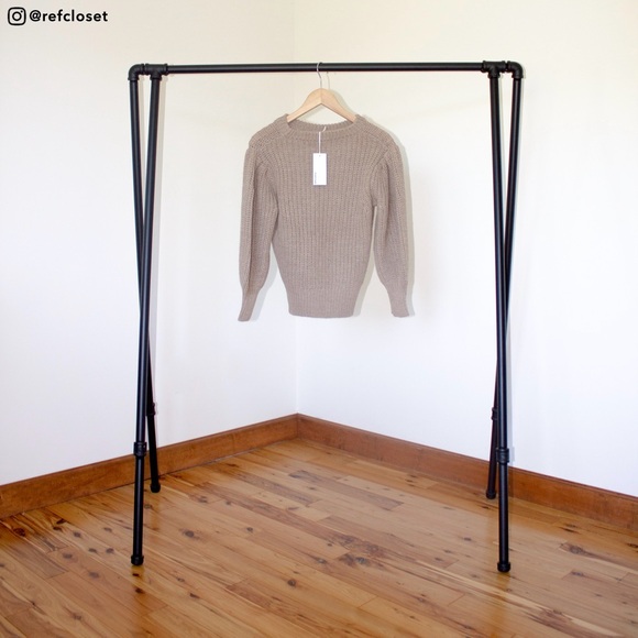 NWT Reformation Moneta Sweater (Brown) - Picture 4 of 6